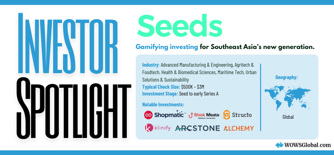 Seeds Capital: Catalyzing Singapore’s Early-Stage Tech Breakouts