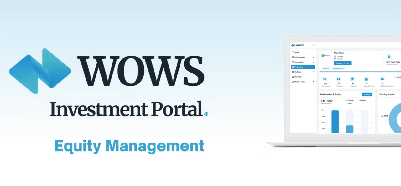 Revolutionizing Startup Equity Management with WOWS Investment Portal