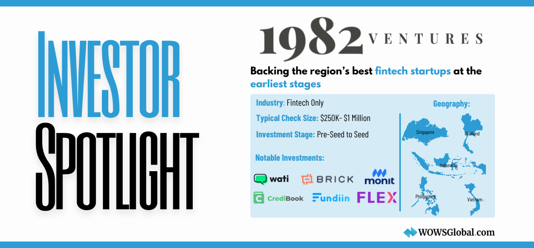 1982 Ventures: Catalyzing Fintech’s Next Generation in Southeast Asia